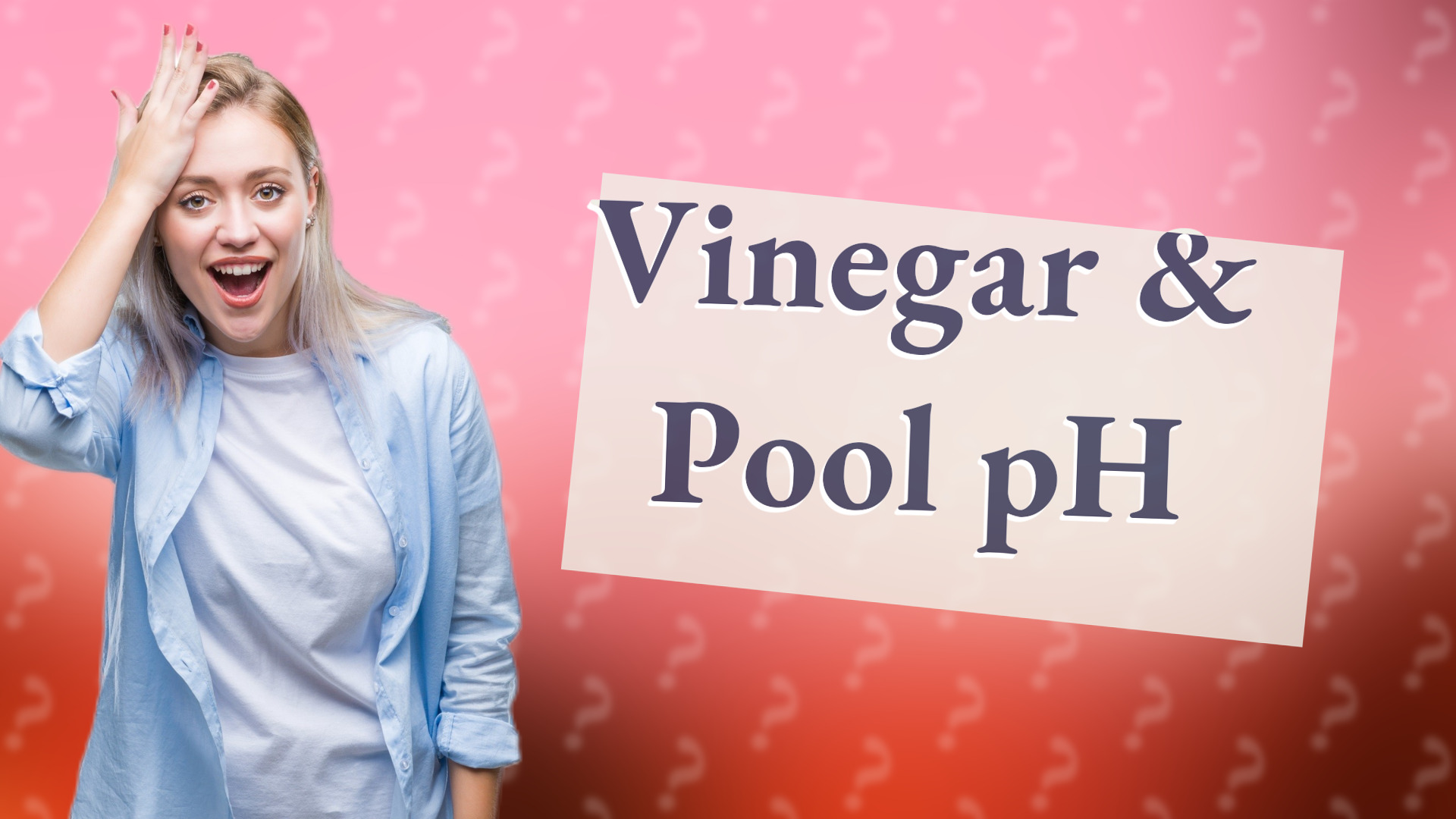 Vinegar & Pool pH
