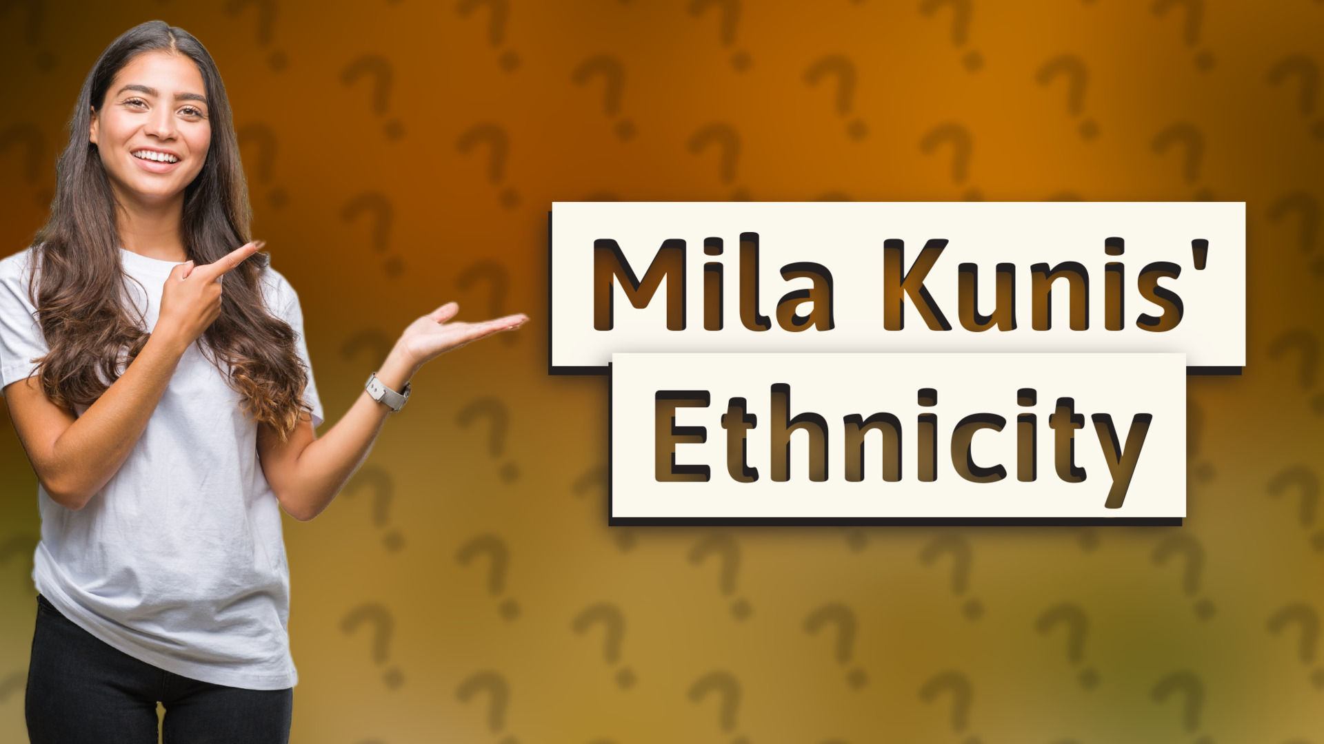 Mila Kunis' Ethnicity
