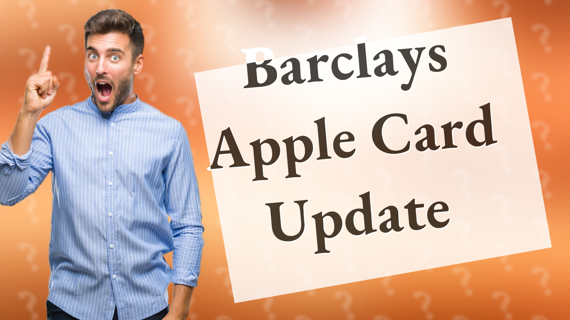 Barclays Apple Card Update