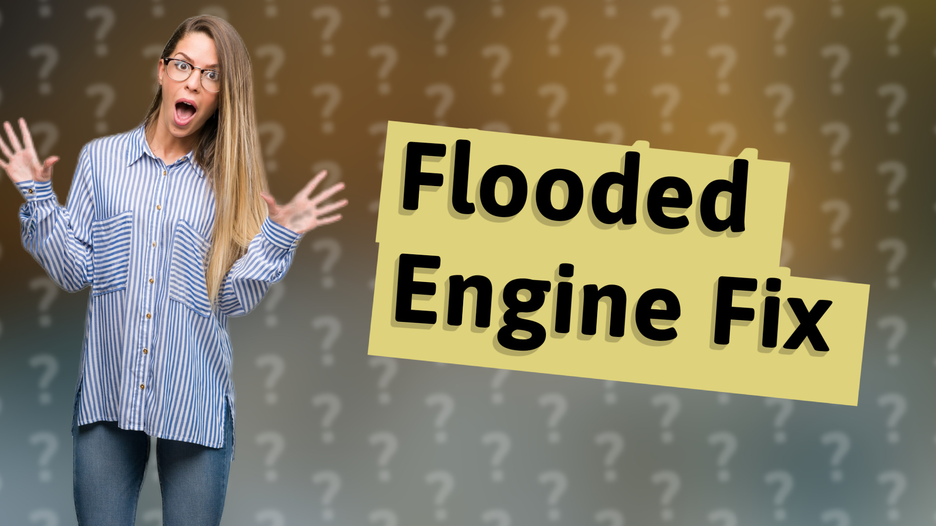 Flooded Engine Fix