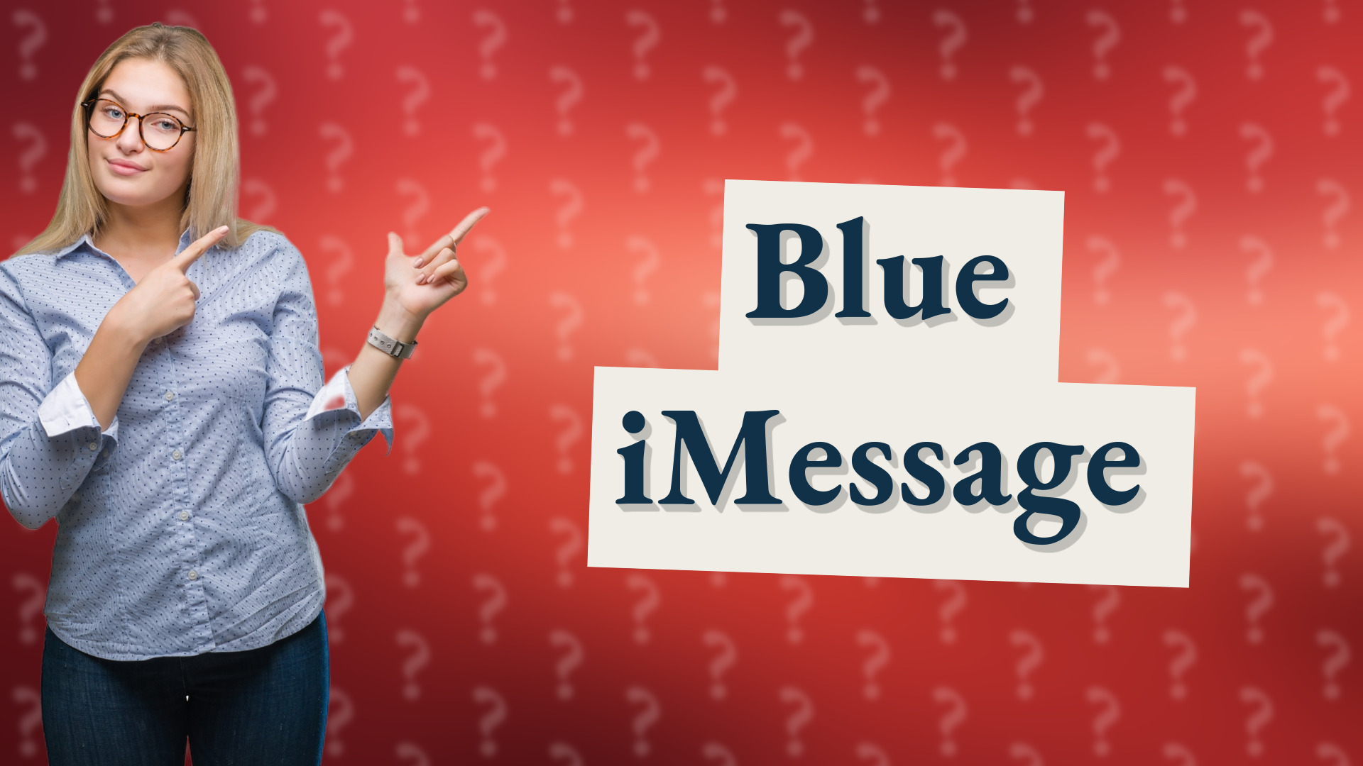 Blue iMessage