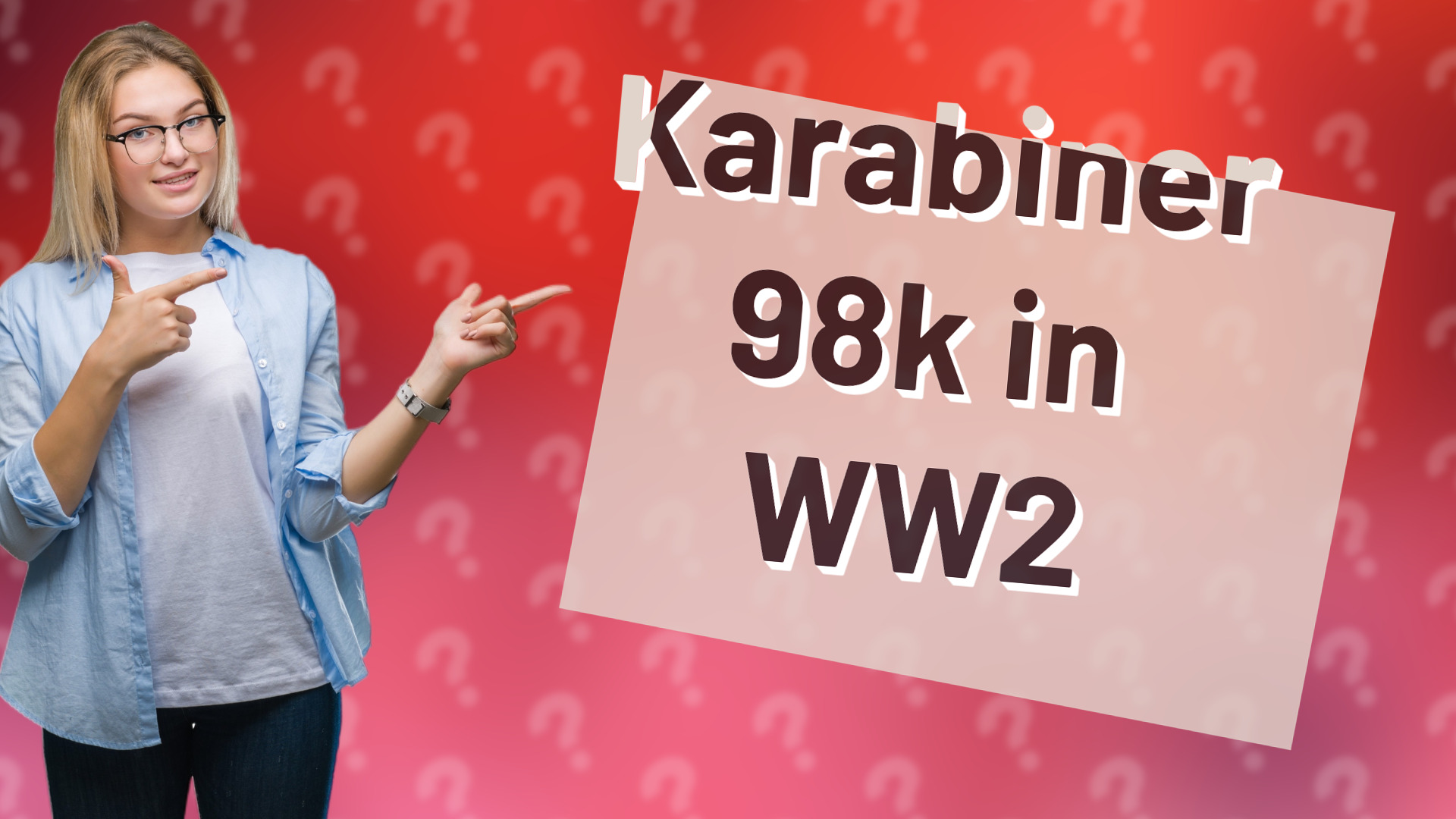 Karabiner 98k in WW2
