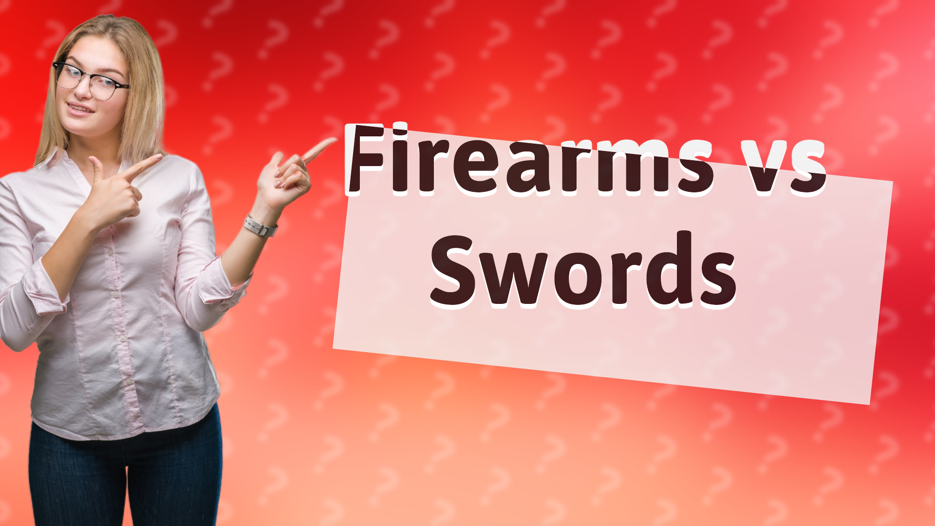 Firearms vs Swords