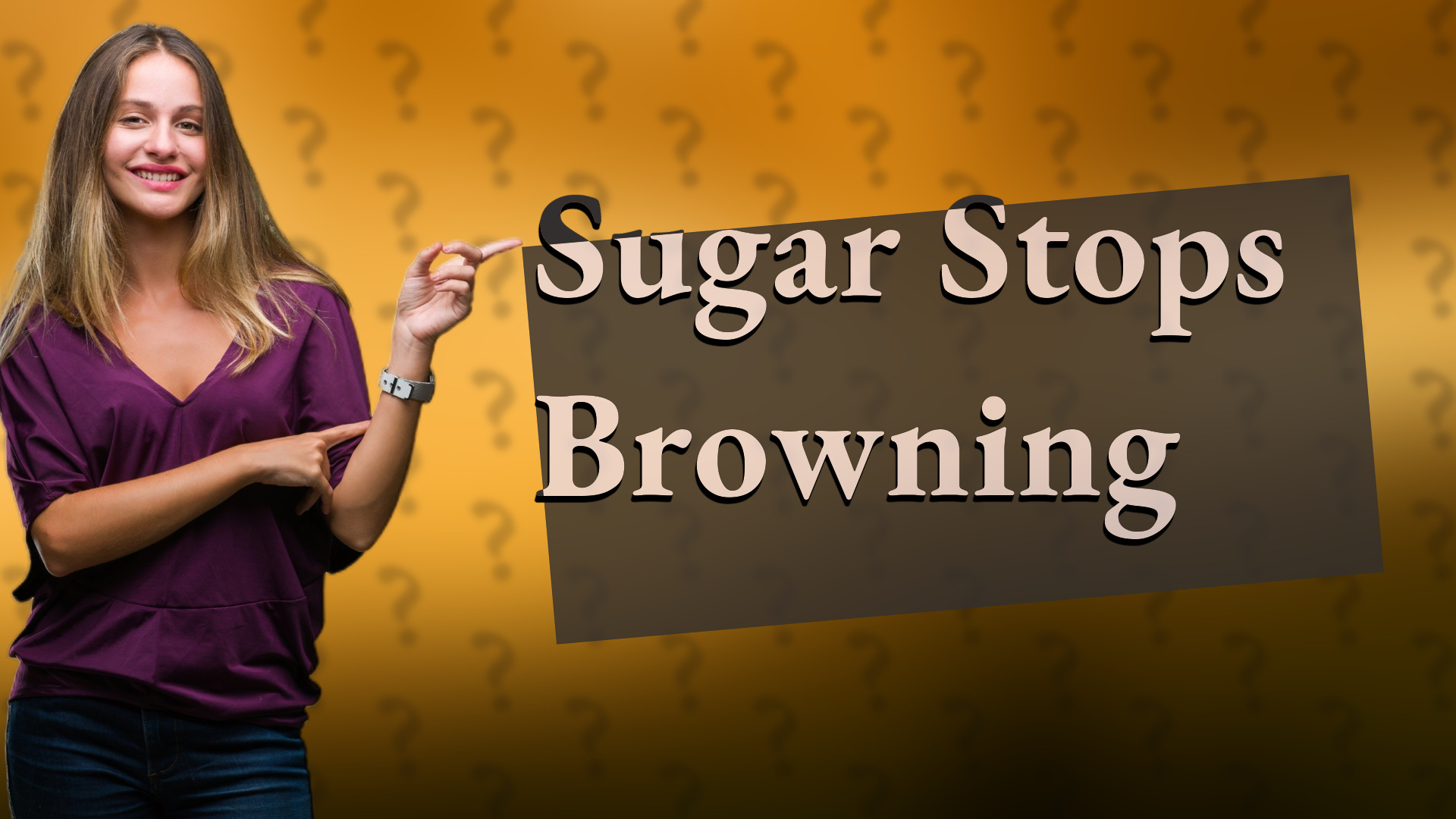Sugar Stops Browning