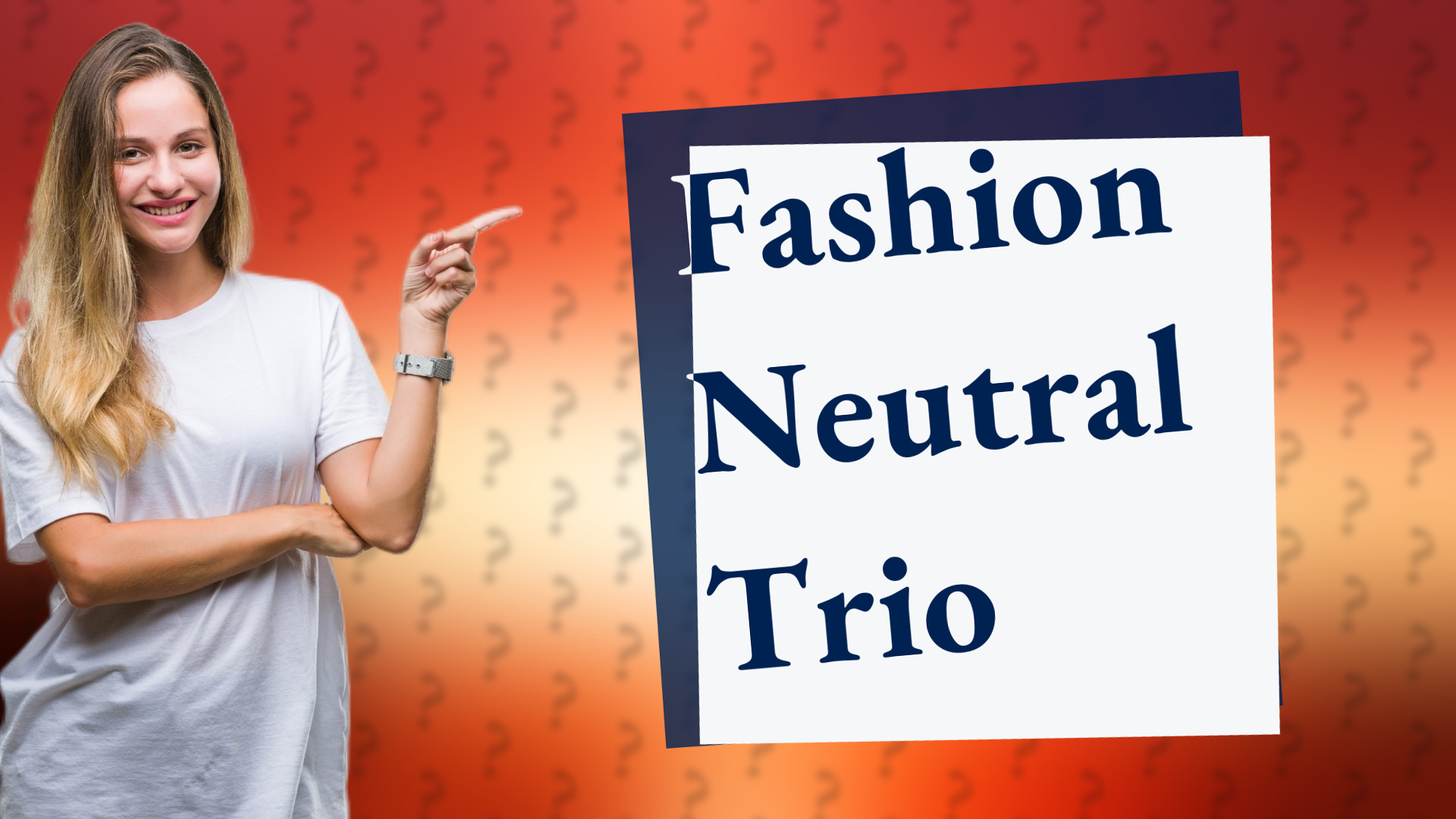 Fashion Neutral Trio
