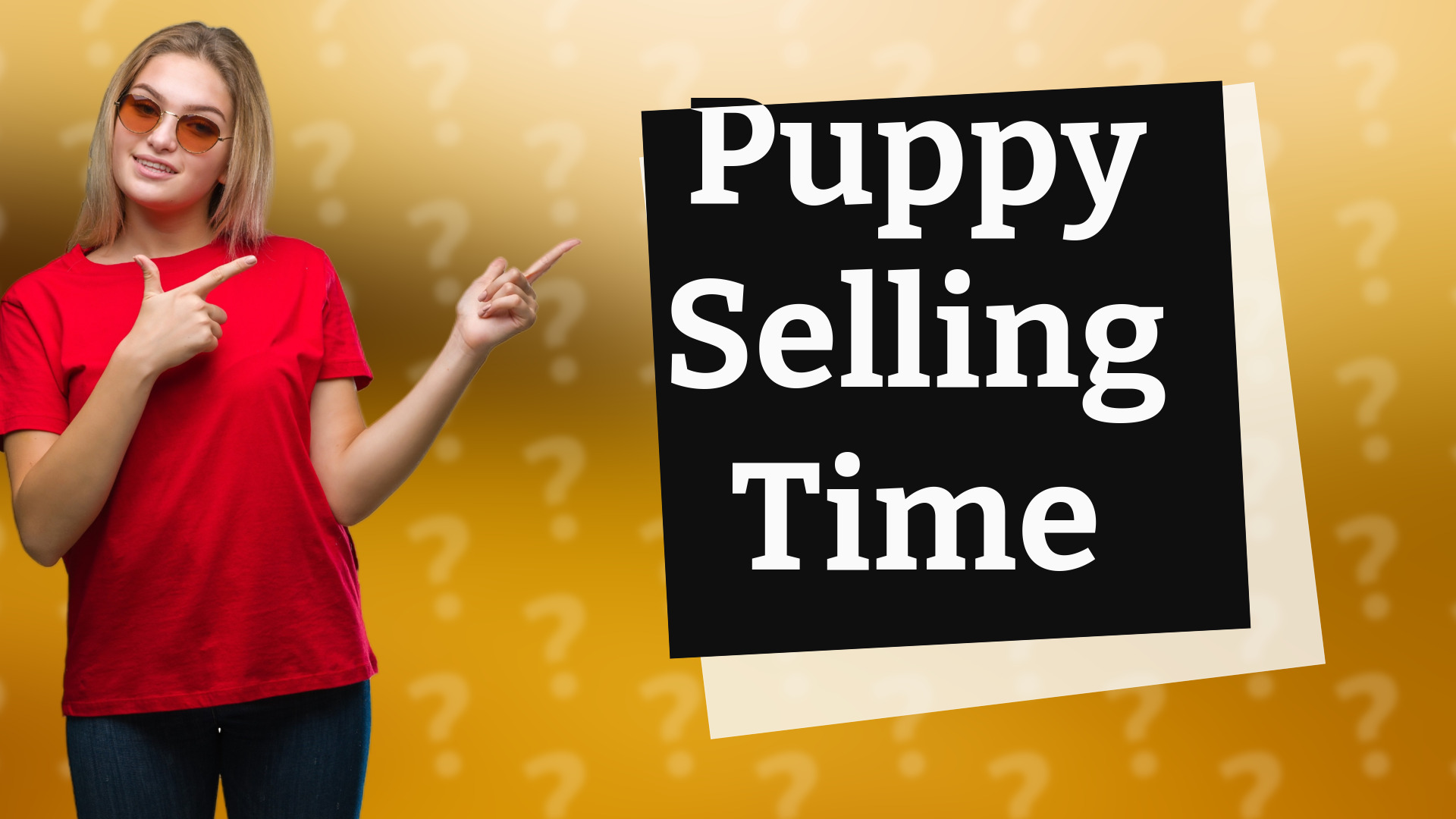 Puppy Selling Time