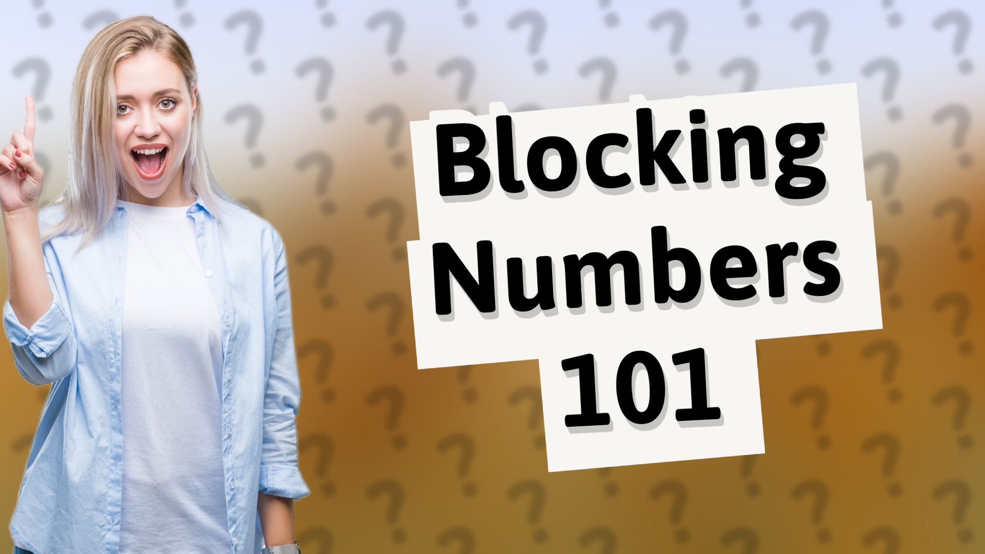 Blocking Numbers 101