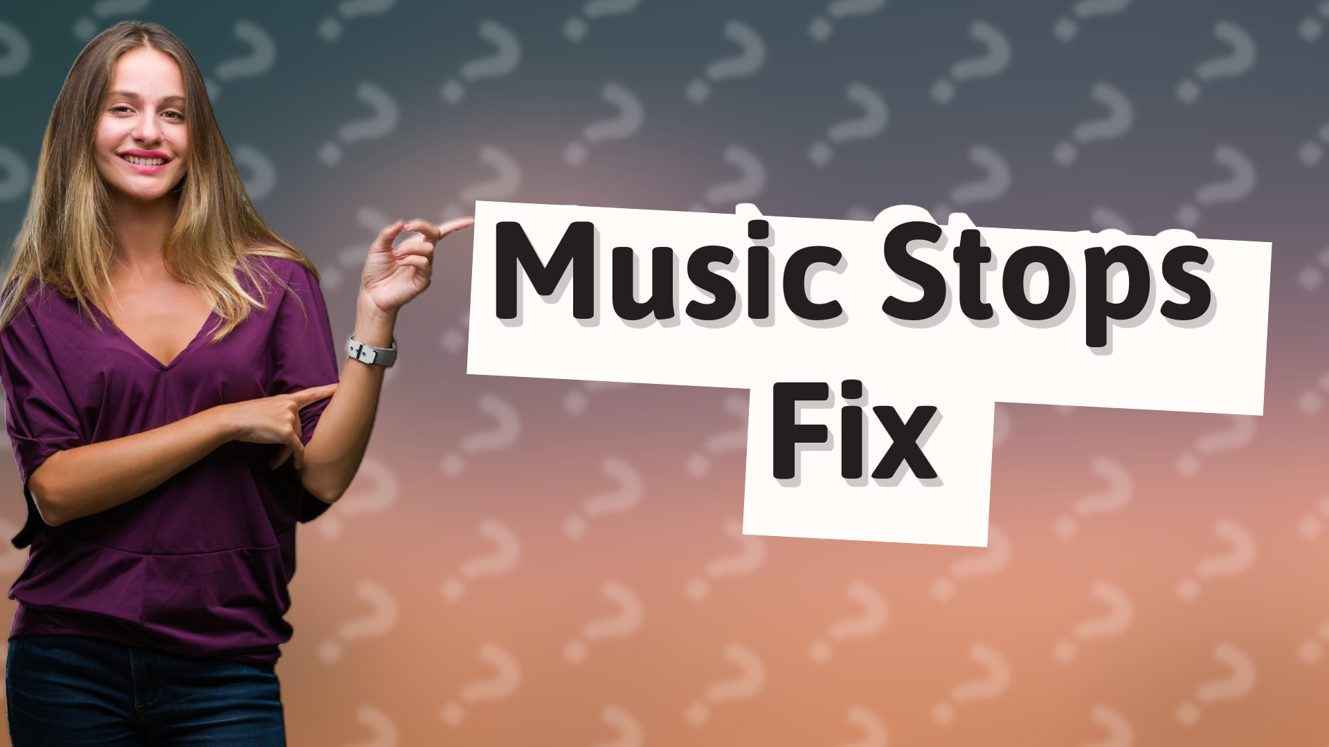 Music Stops Fix