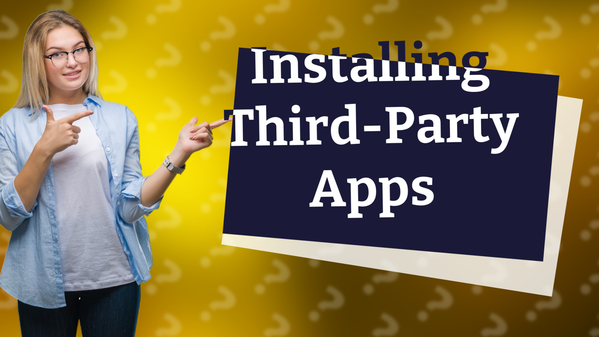 Installing Third-Party Apps