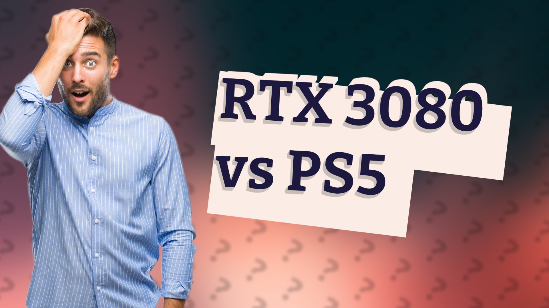 RTX 3080 vs PS5