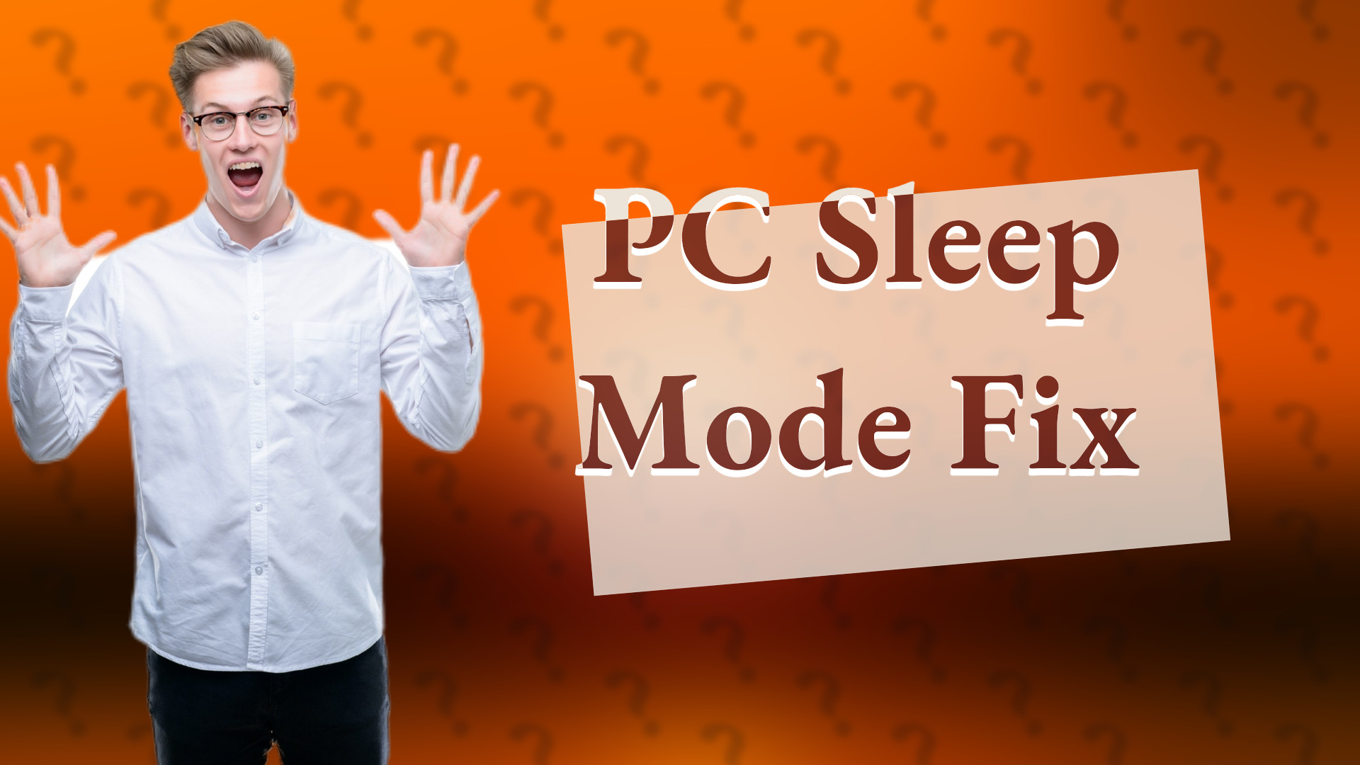 PC Sleep Mode Fix