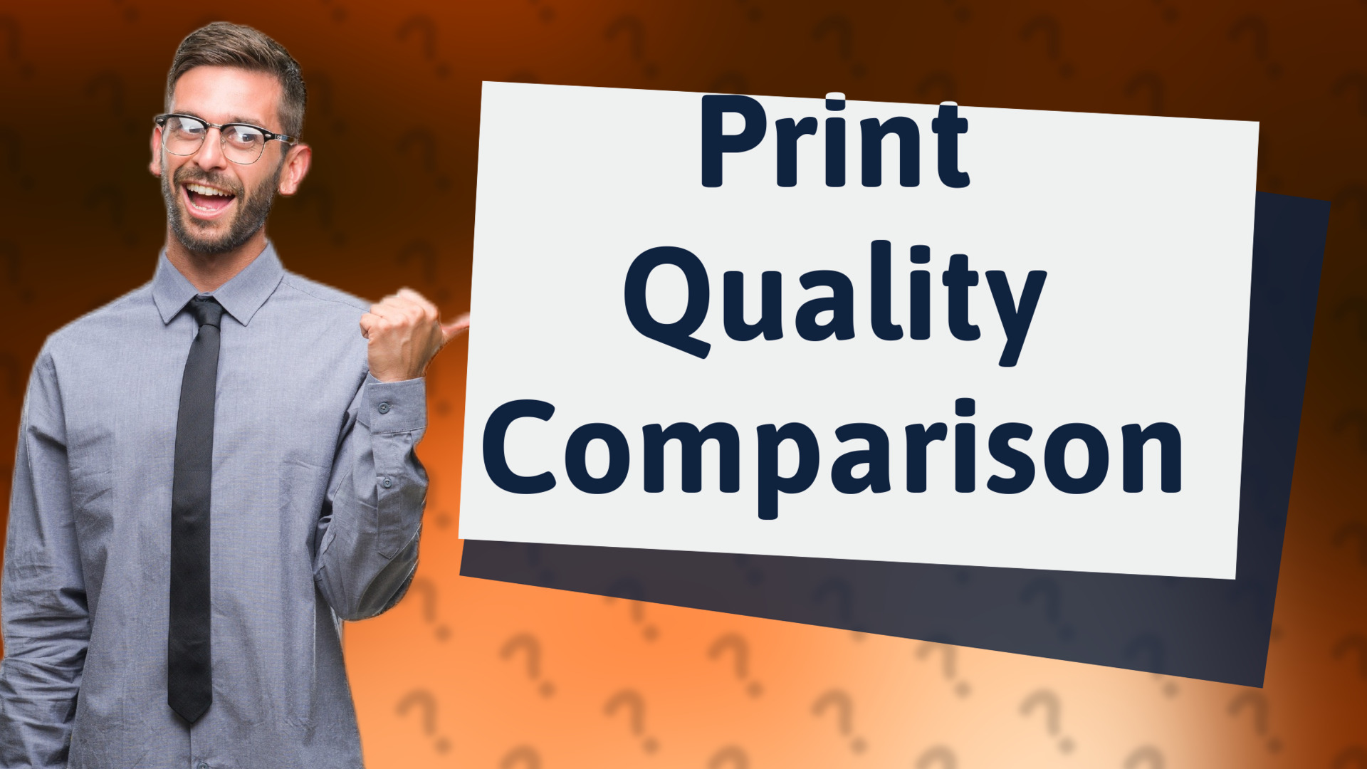 Print Quality Comparison