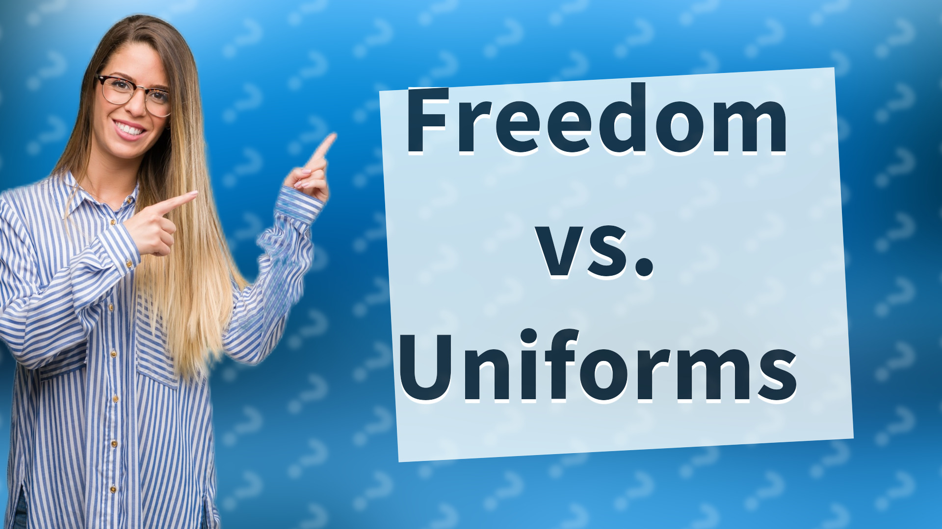 Freedom vs. Uniforms