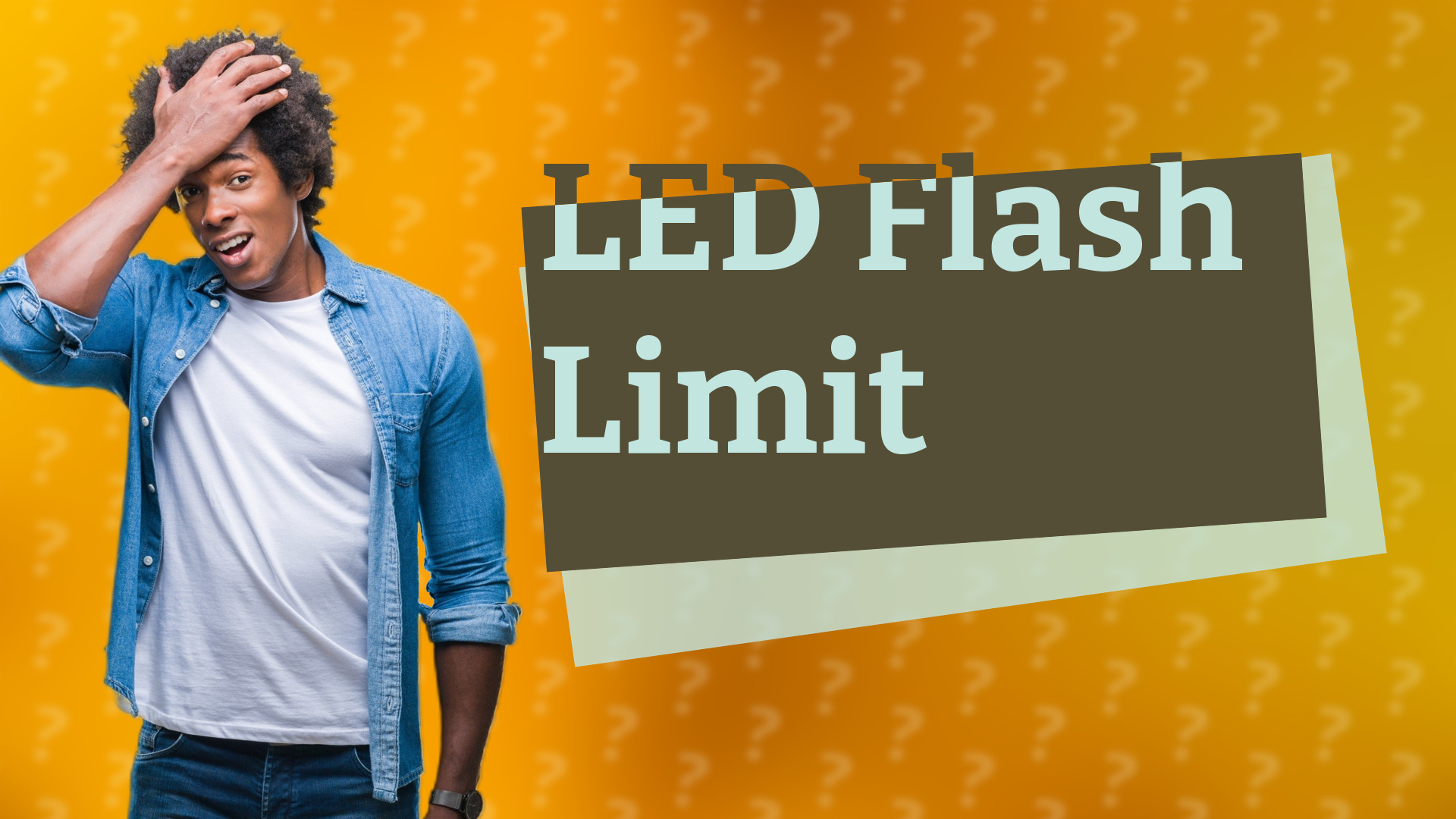 LED Flash Limit