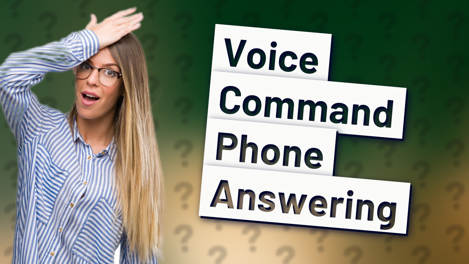 Voice Command Phone Answering