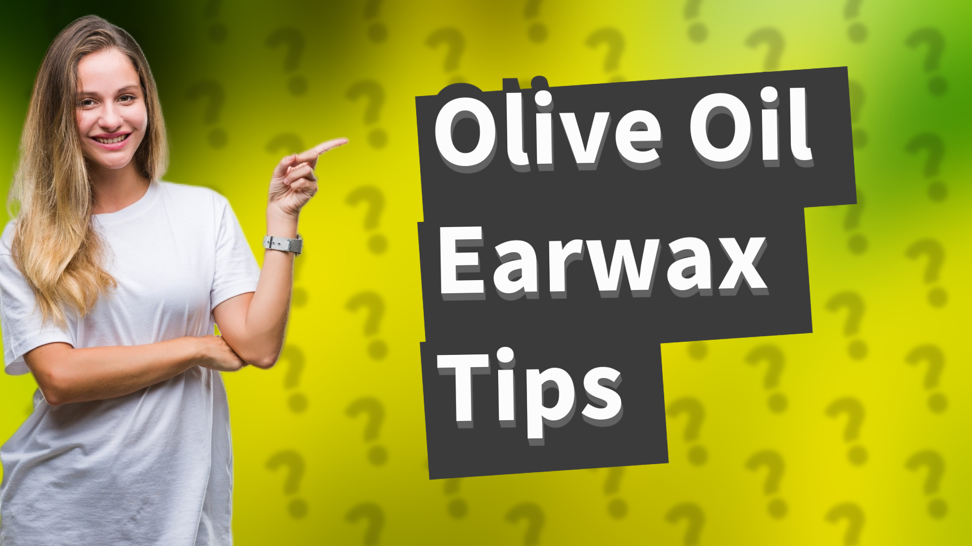 Olive Oil Earwax Tips