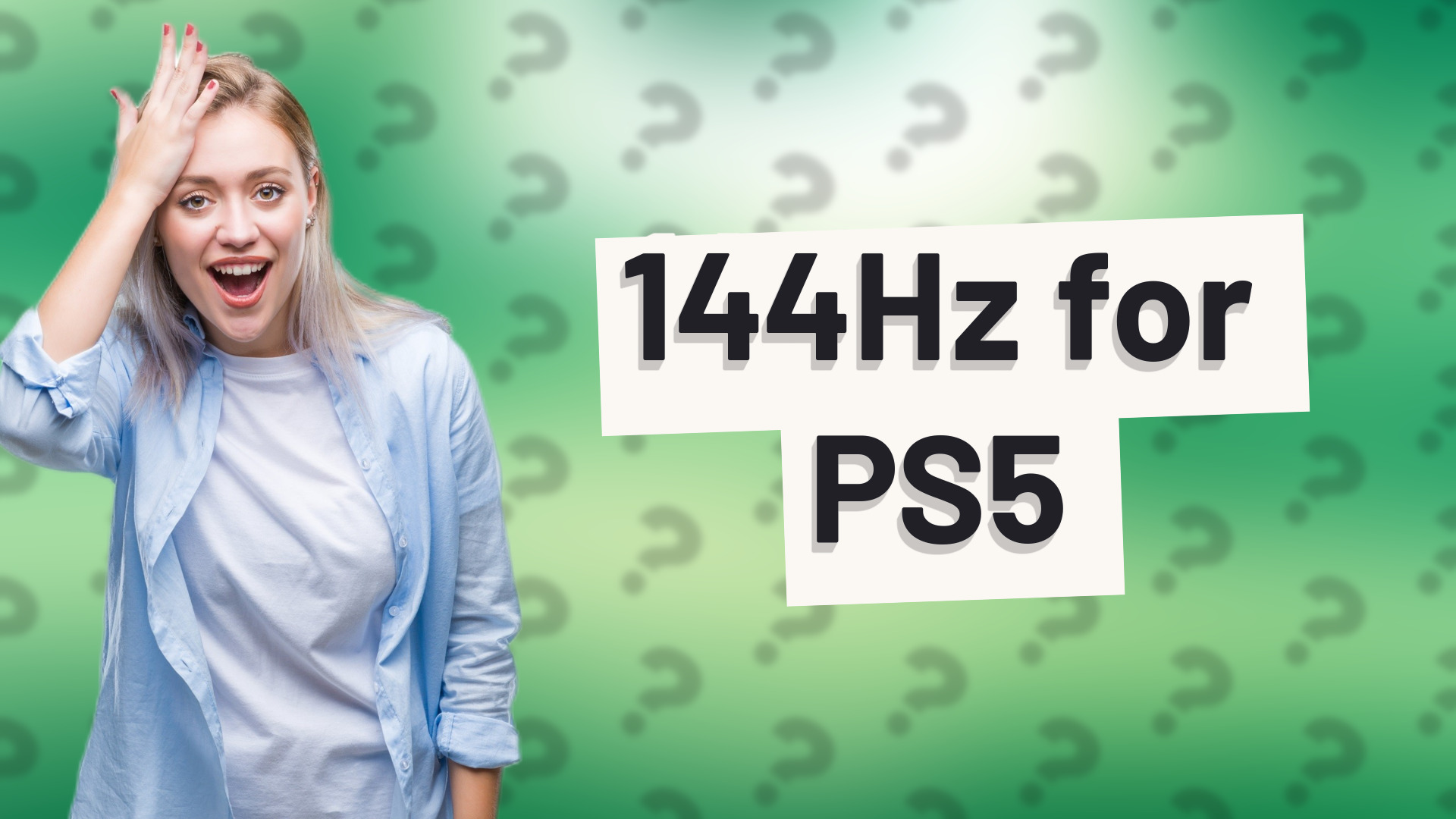 144Hz for PS5