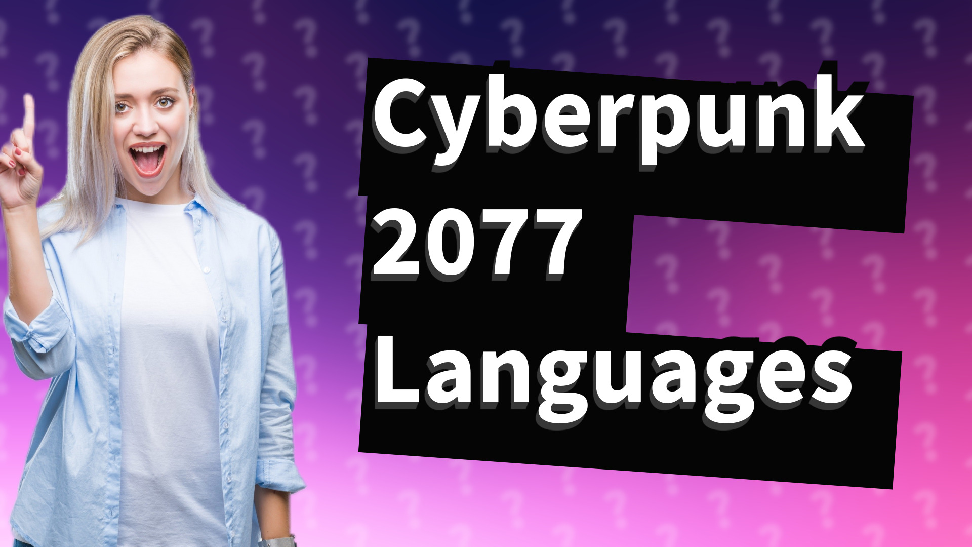 Cyberpunk 2077 Languages