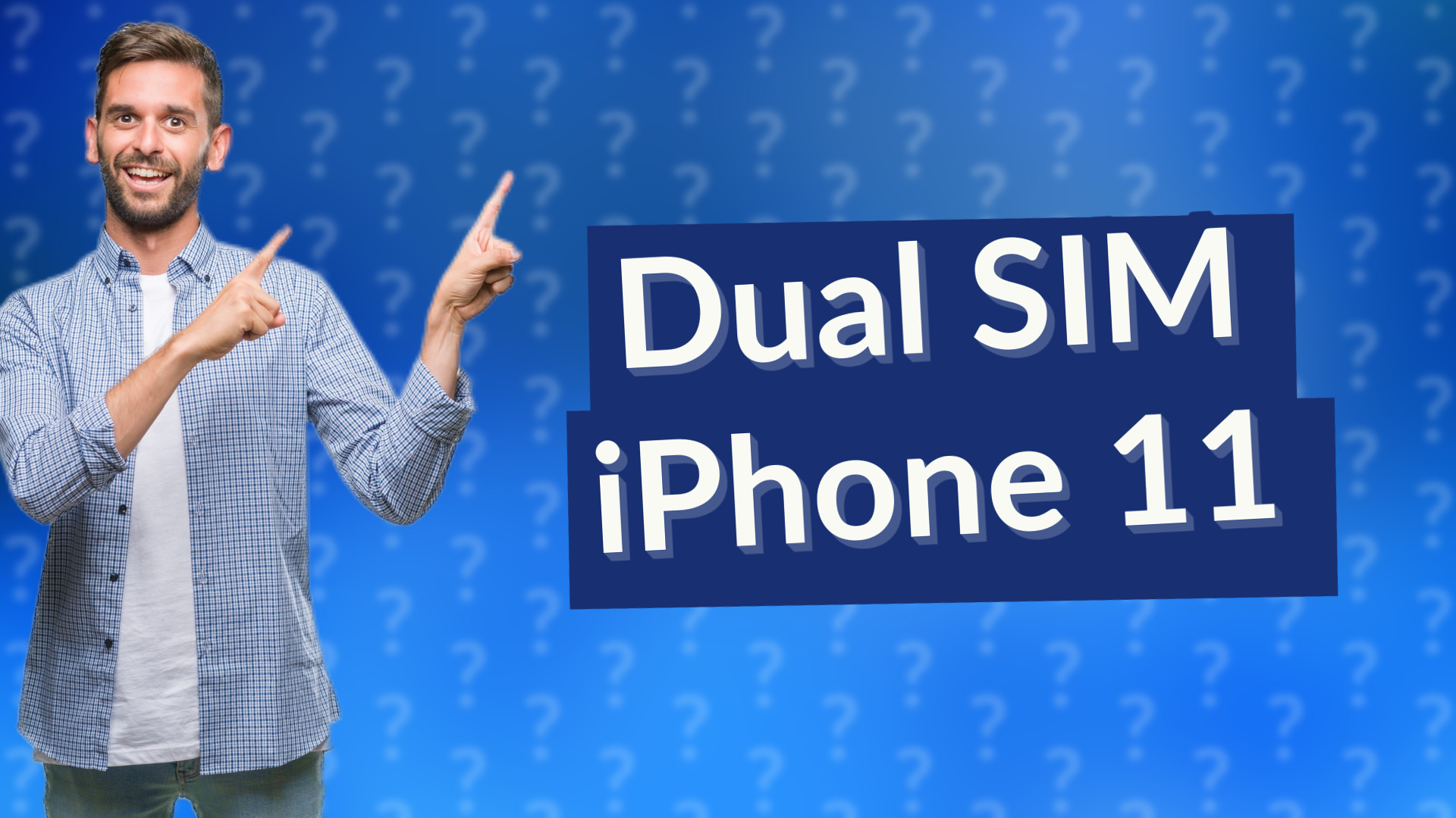 Dual SIM iPhone 11