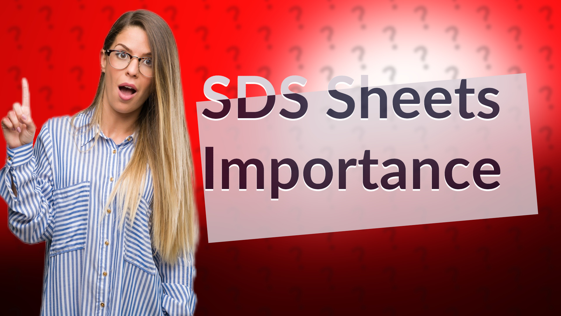 SDS Sheets Importance