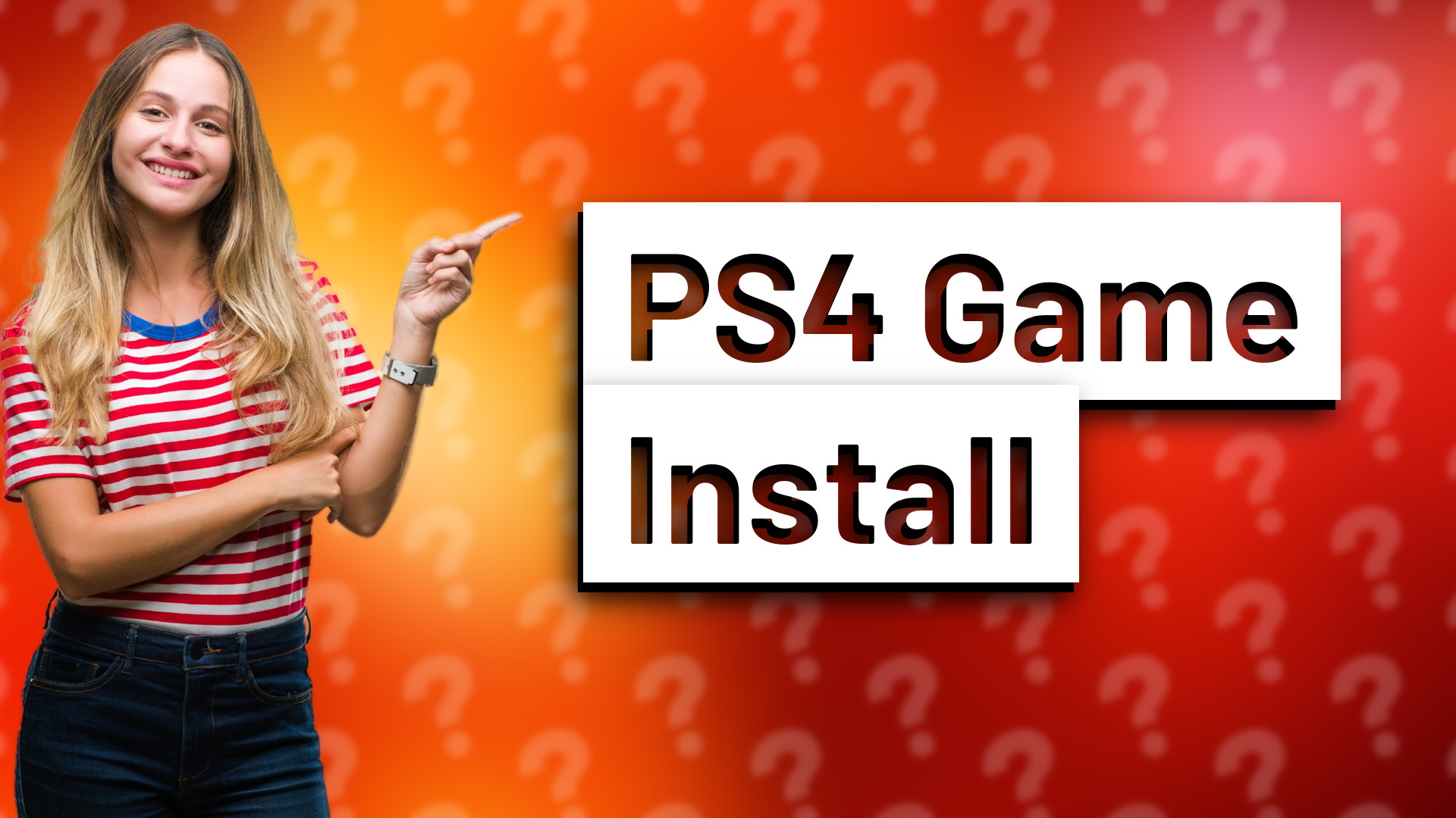 PS4 Game Install