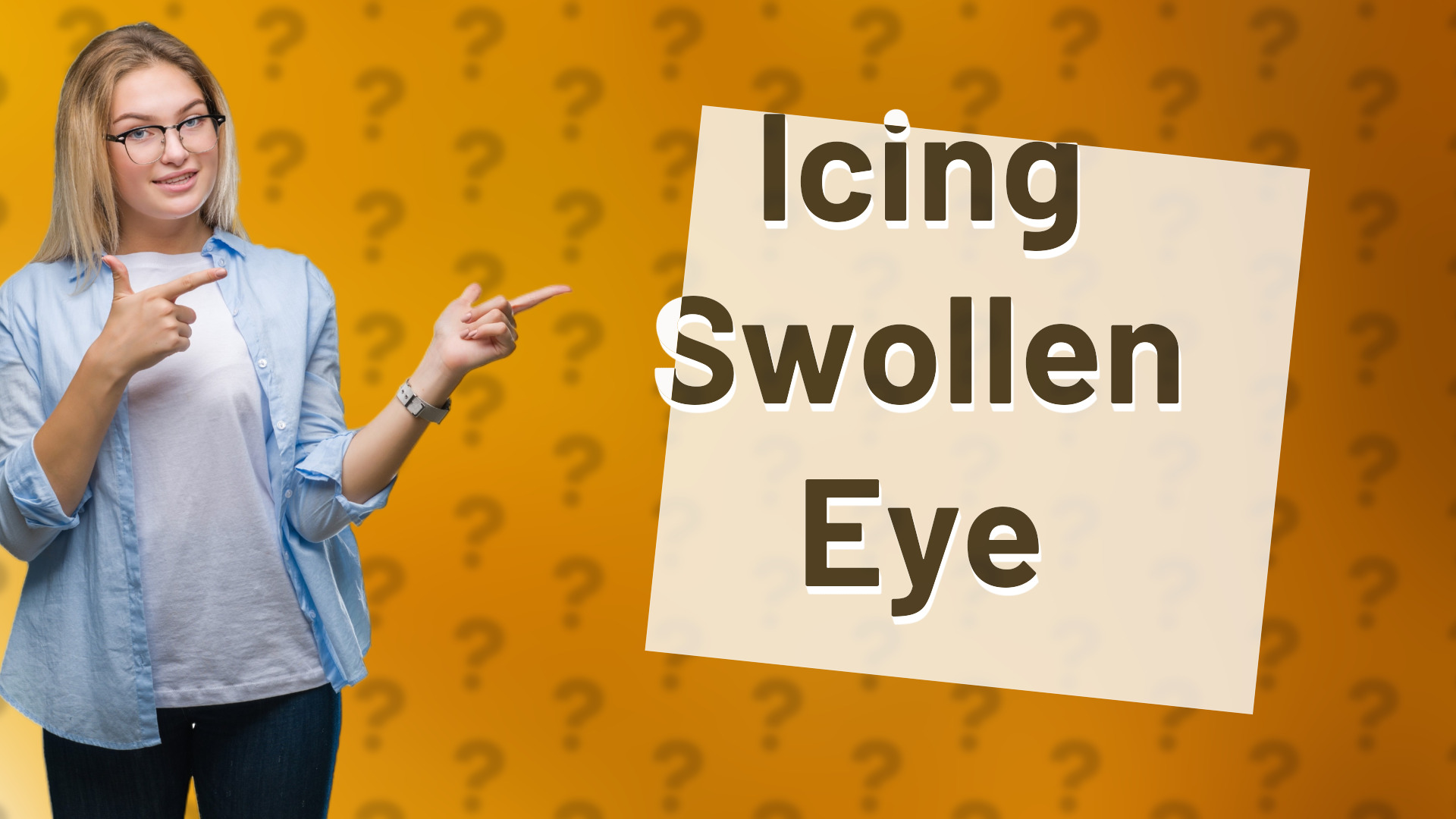 Icing Swollen Eye