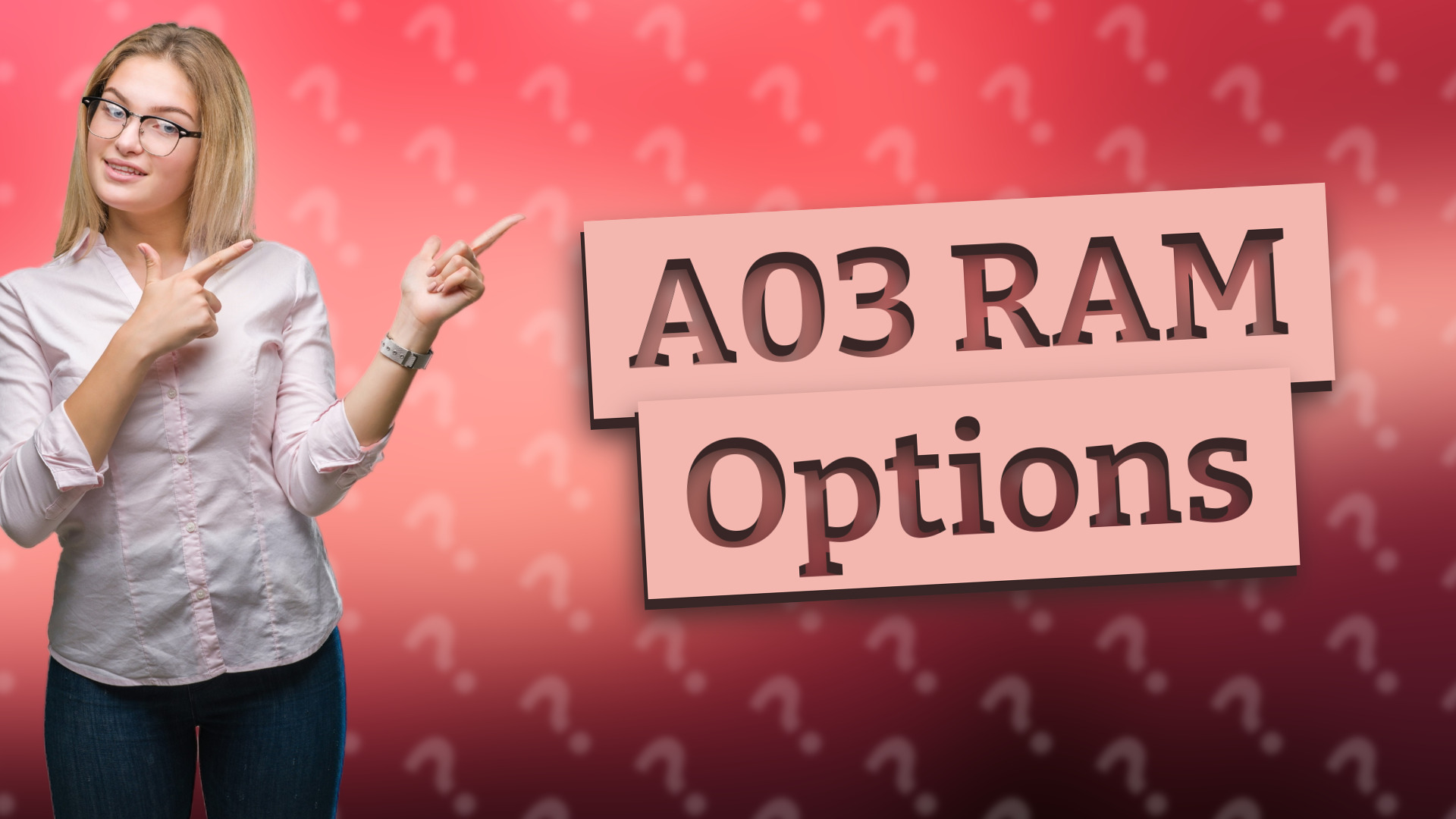 A03 RAM Options