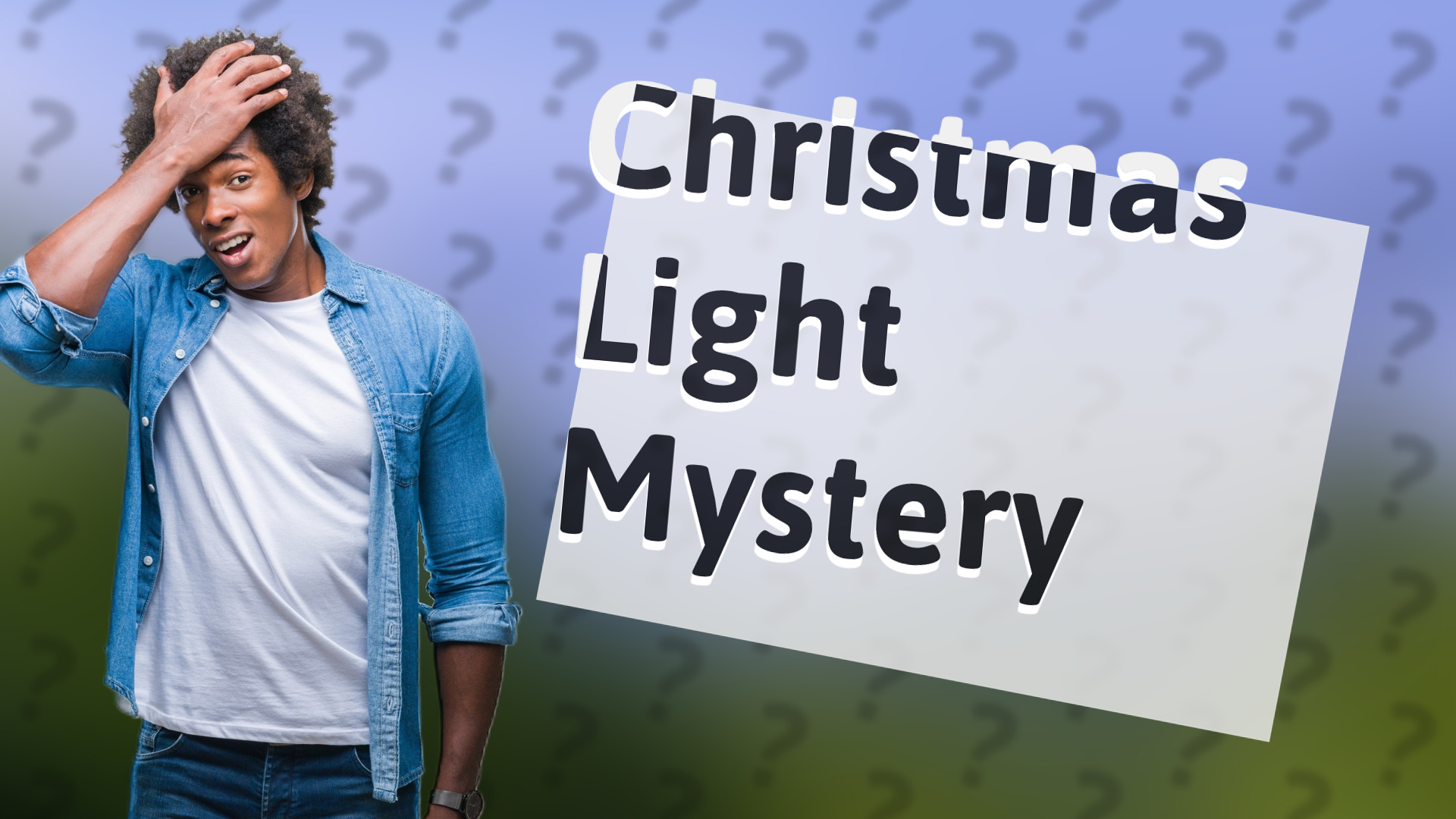 Christmas Light Mystery