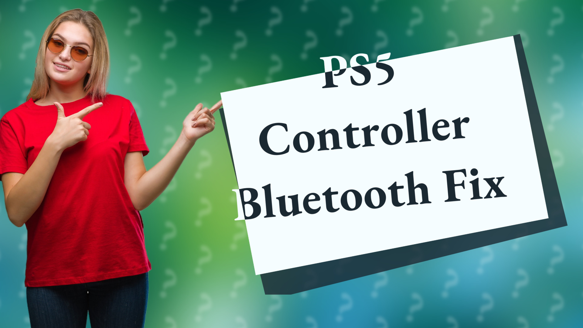 PS5 Controller Bluetooth Fix