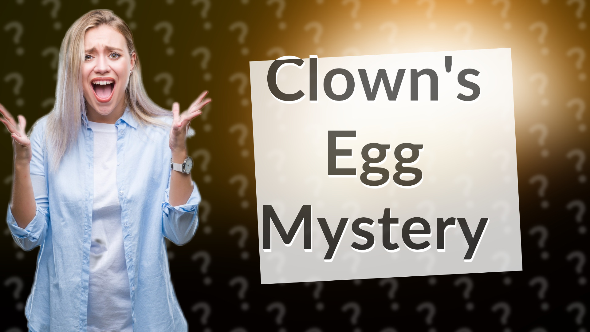 Clown's Egg Mystery