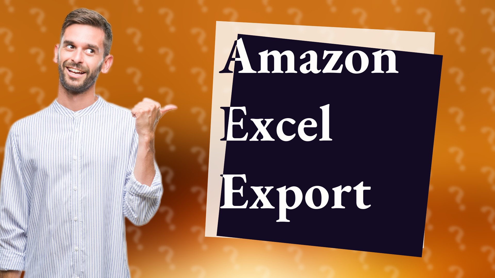 Amazon Excel Export