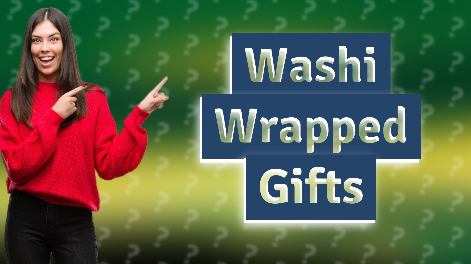Washi Wrapped Gifts