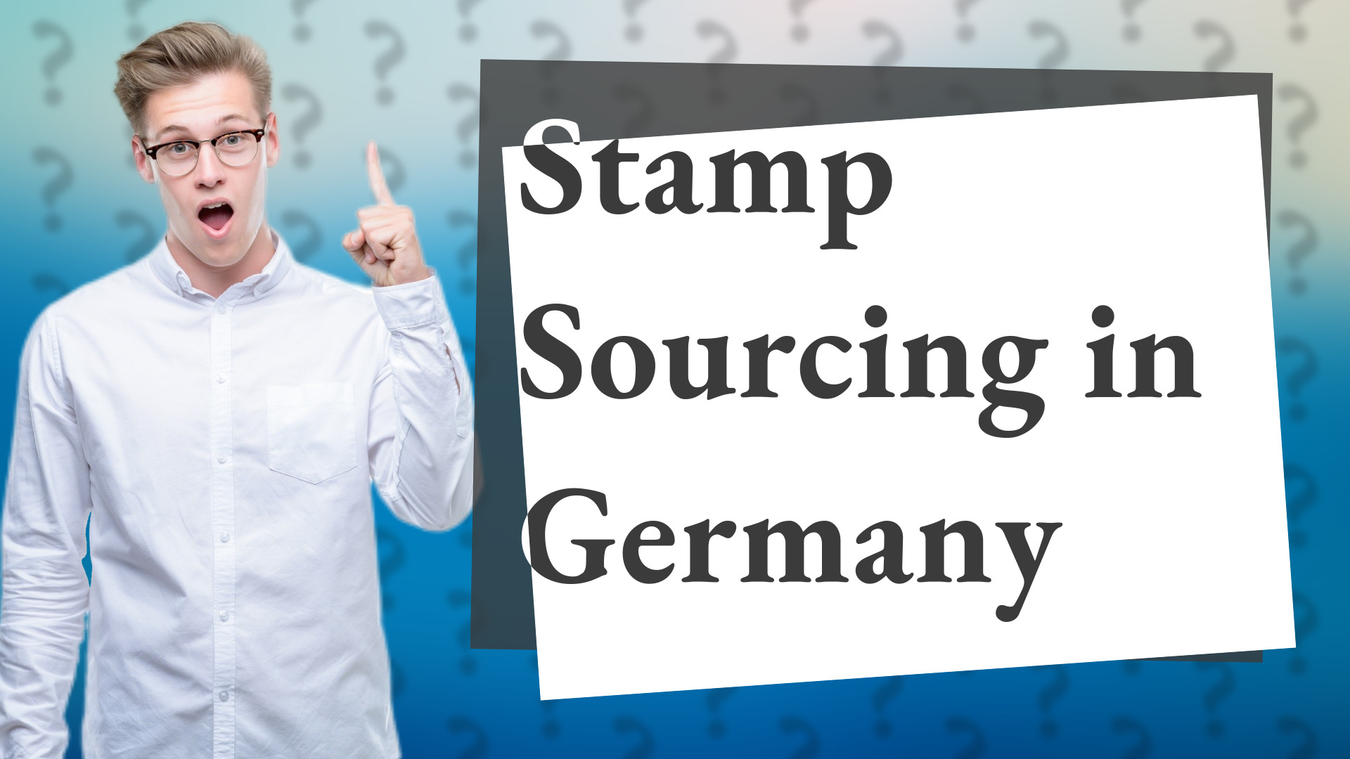 Stamp Sourcing in Germany