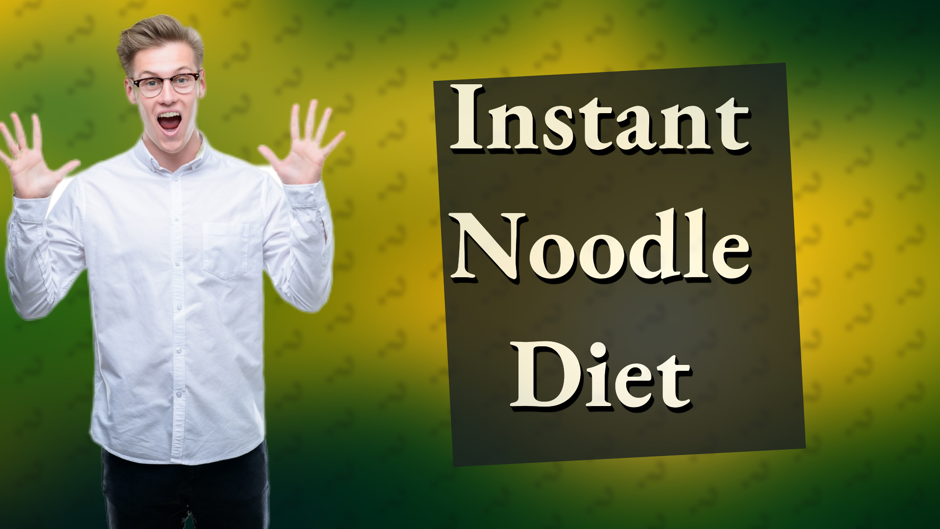 Instant Noodle Diet