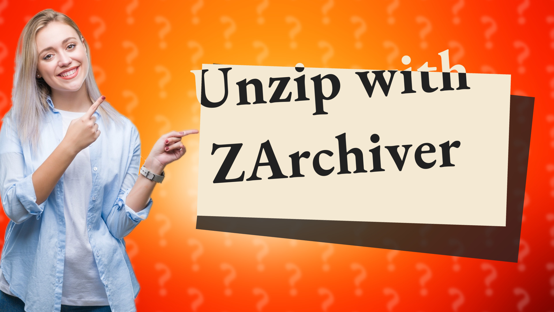 Unzip with ZArchiver