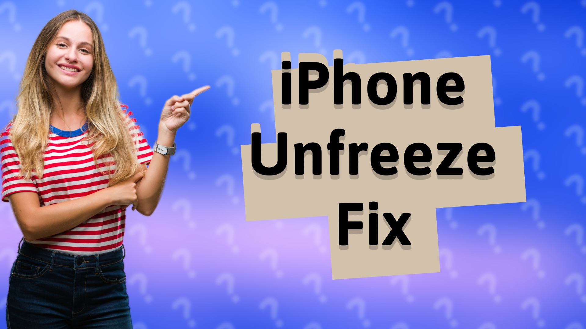 iPhone Unfreeze Fix