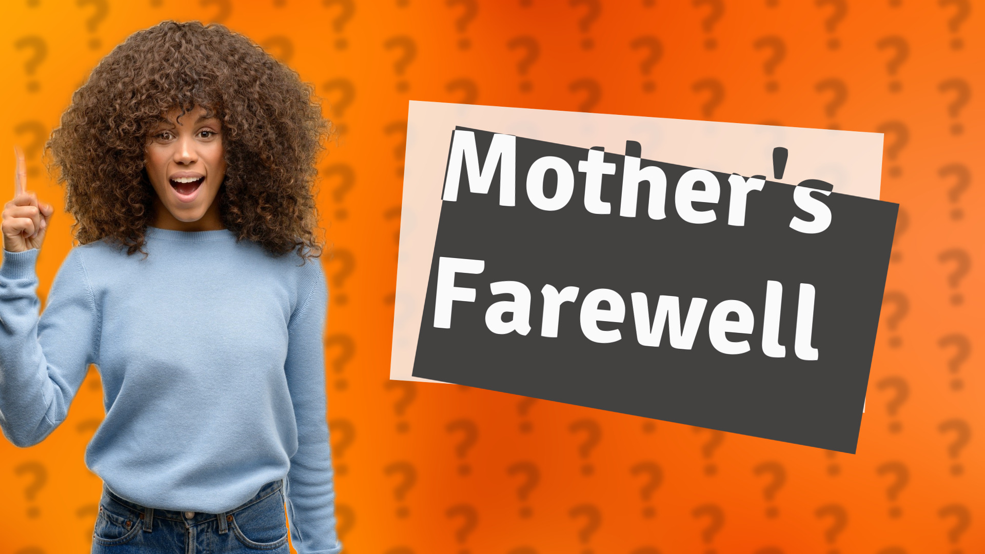 Mother's Farewell