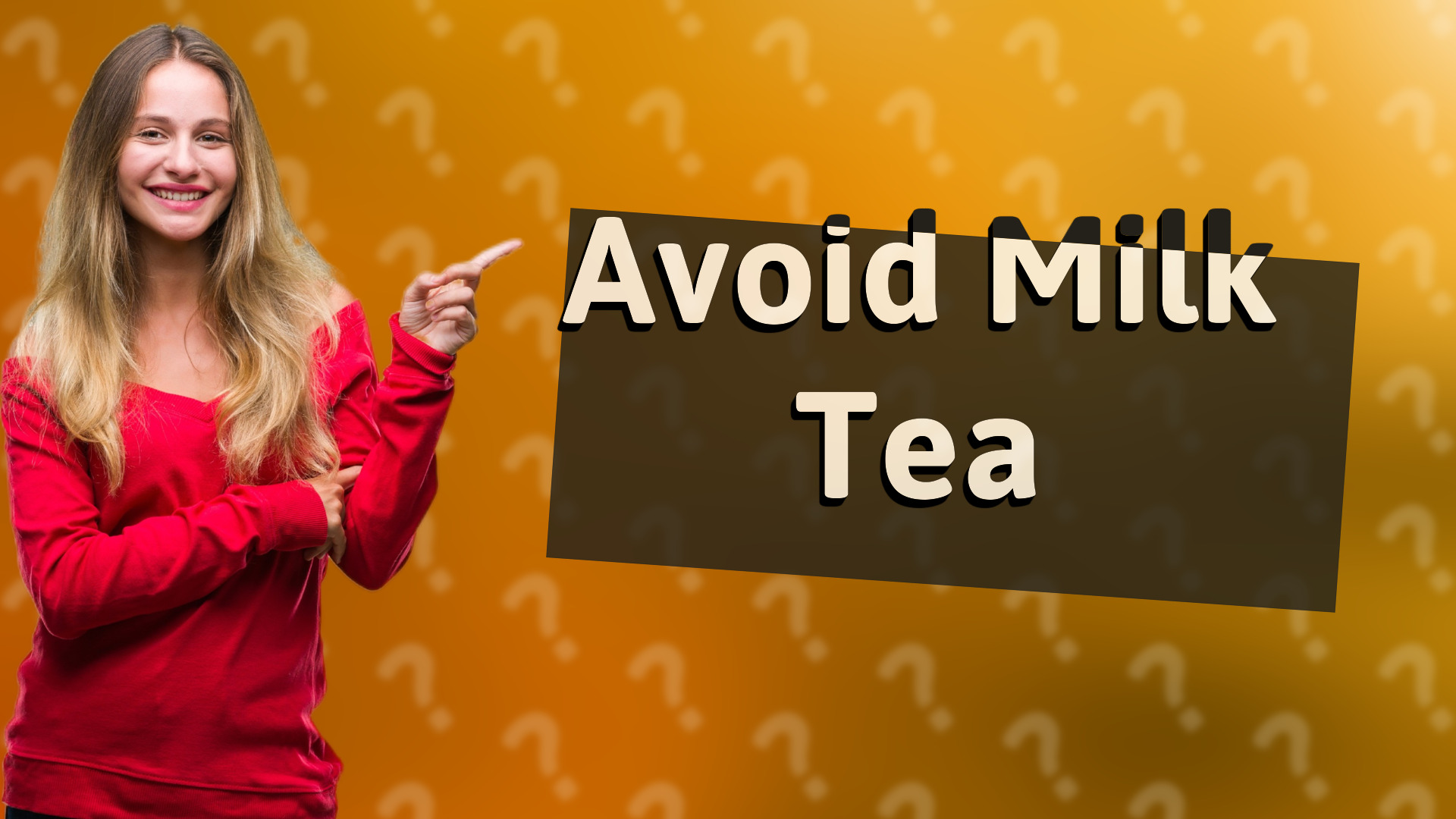 Avoid Milk Tea