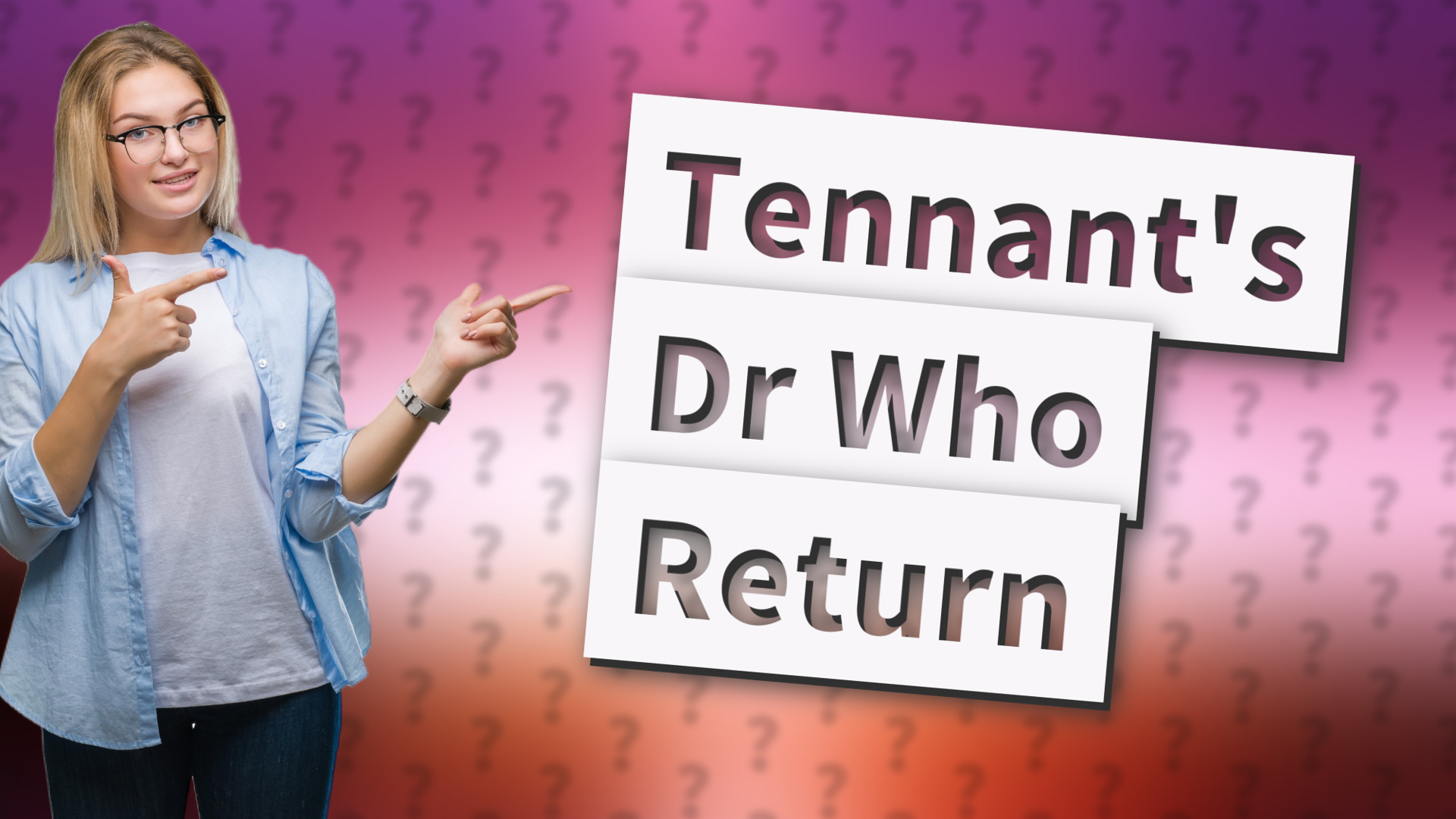 Tennant's Dr Who Return