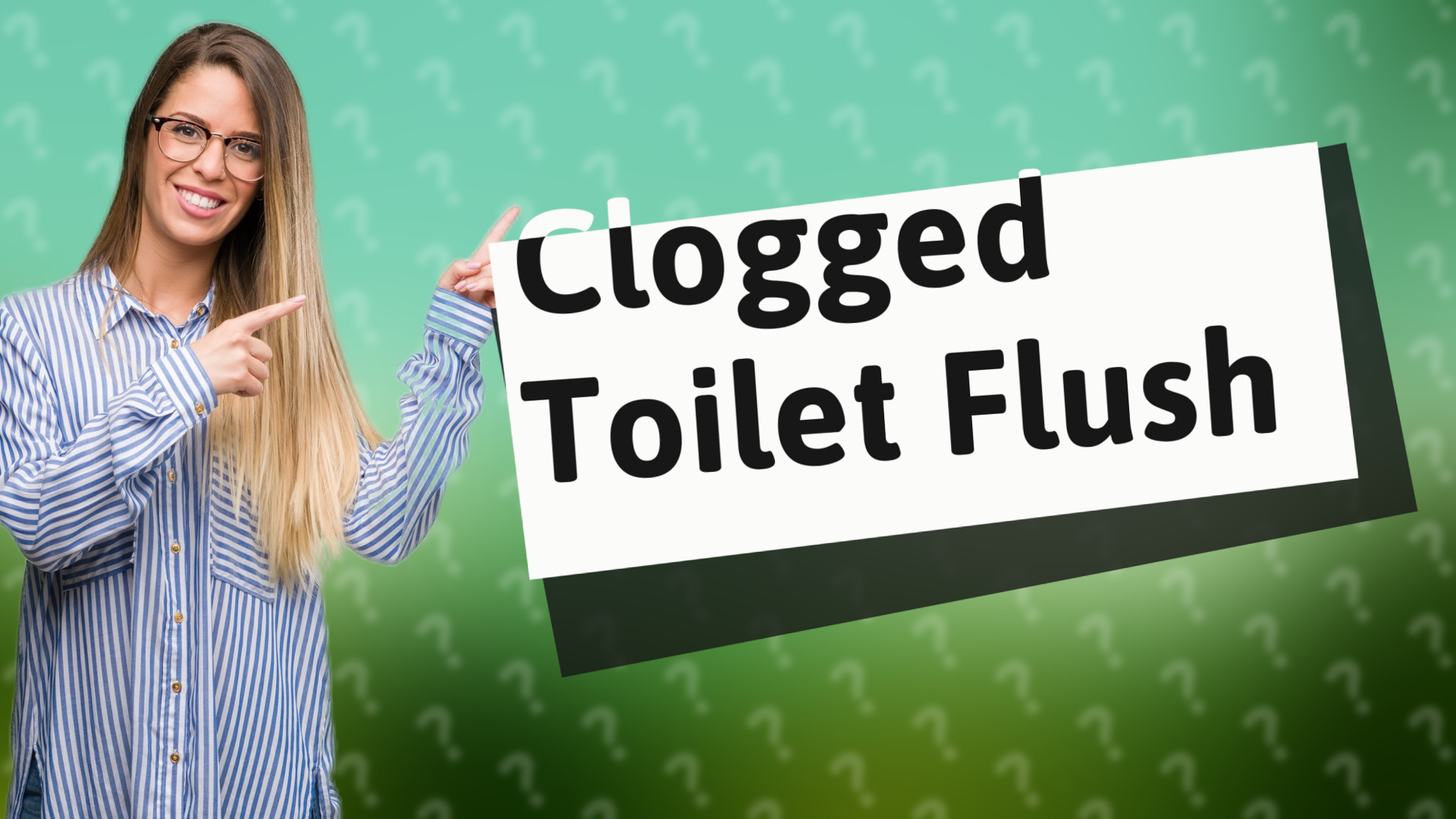 Clogged Toilet Flush