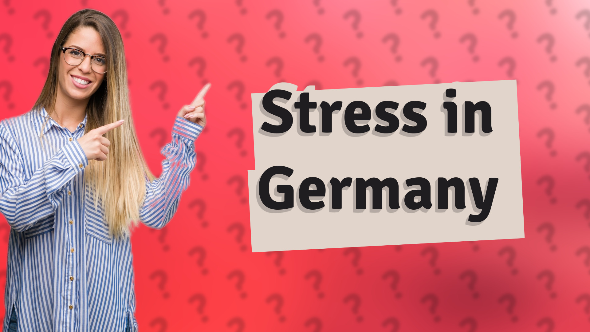 Stress in Germany