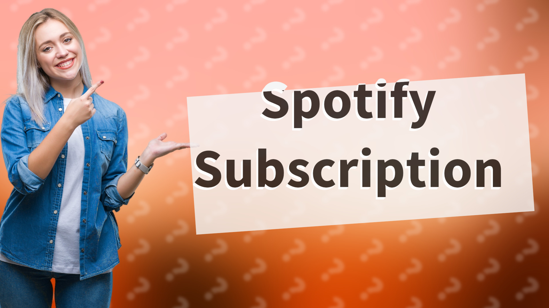 Spotify Subscription