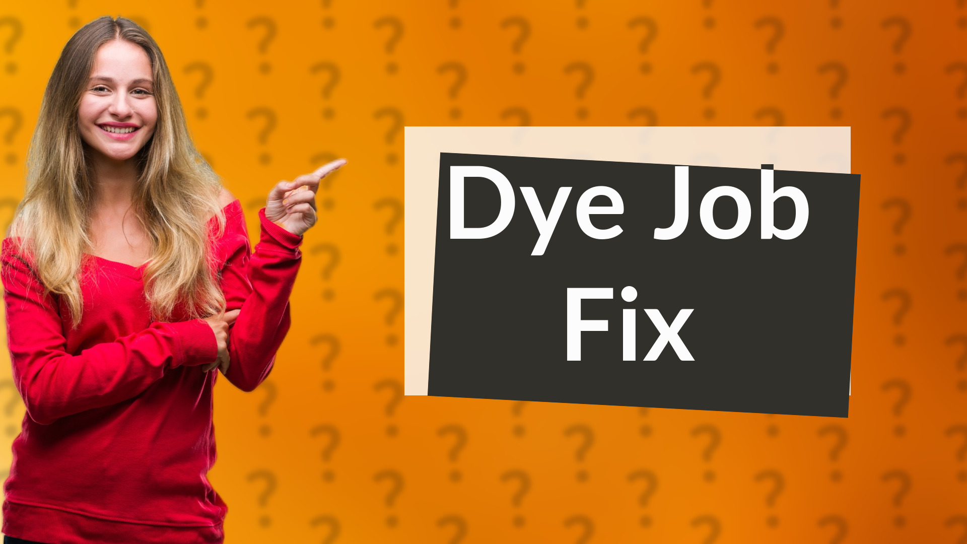Dye Job Fix