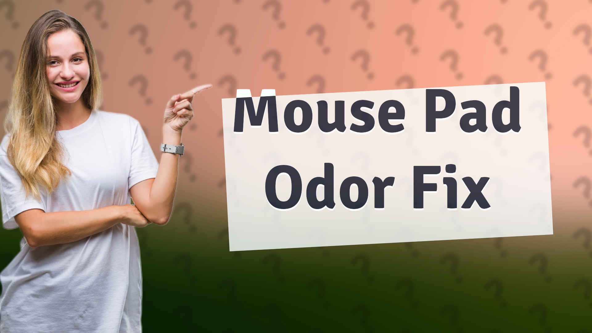 Mouse Pad Odor Fix