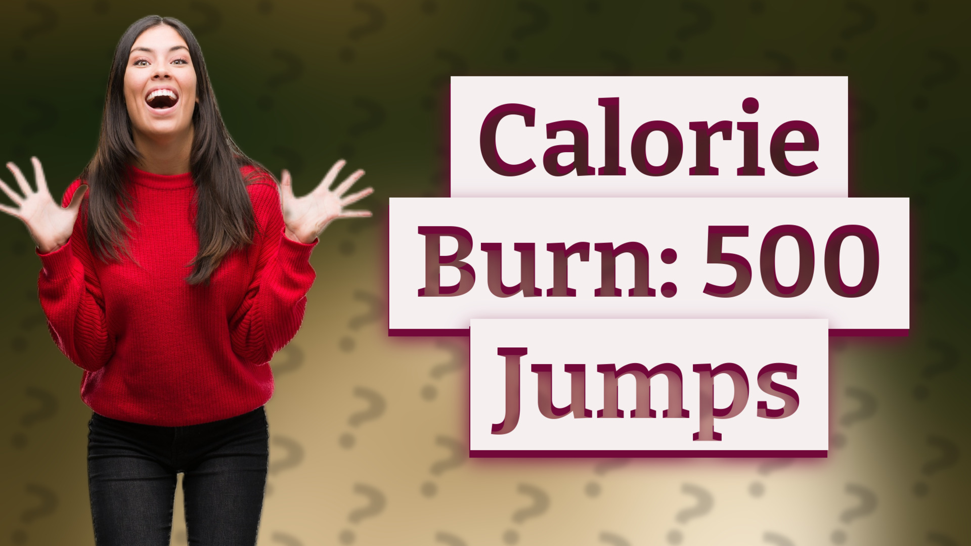 Calorie Burn: 500 Jumps