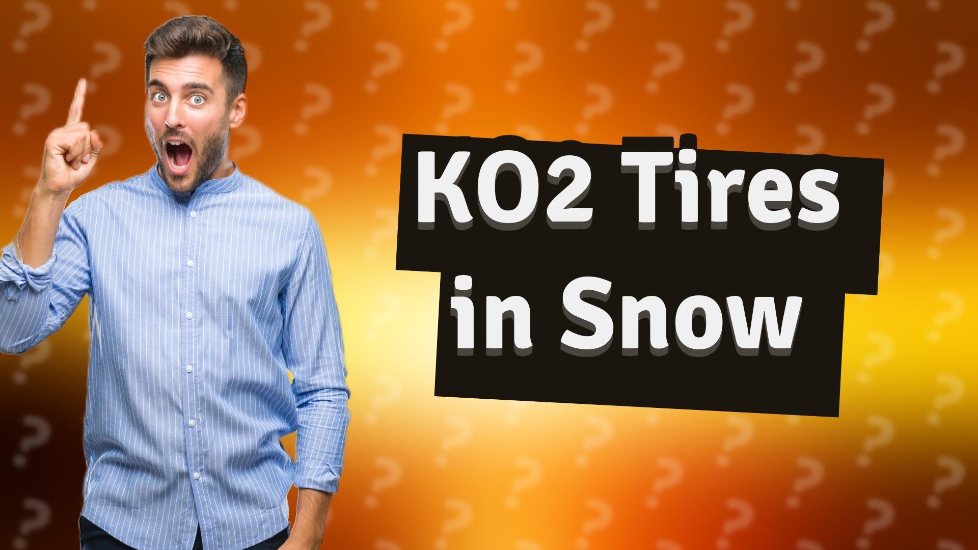 KO2 Tires in Snow