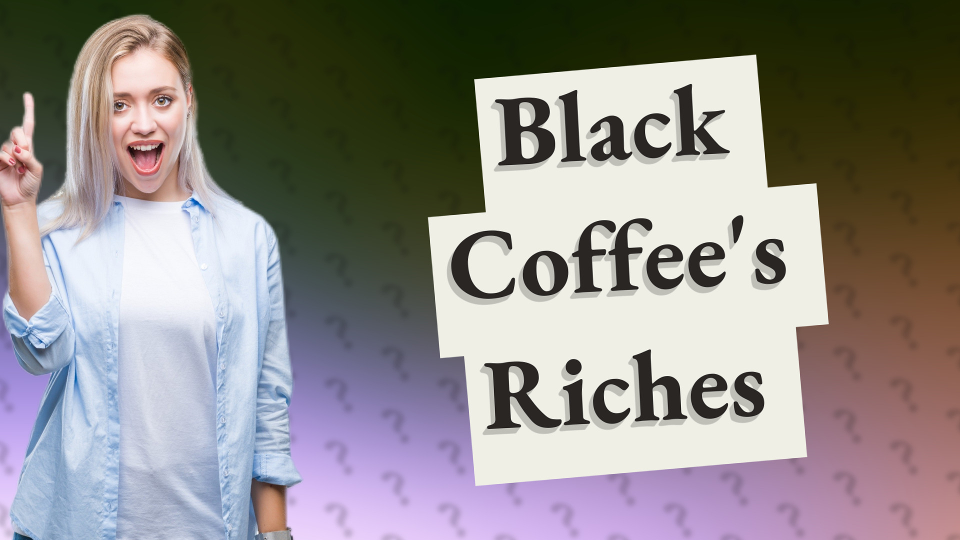 Black Coffee's Riches