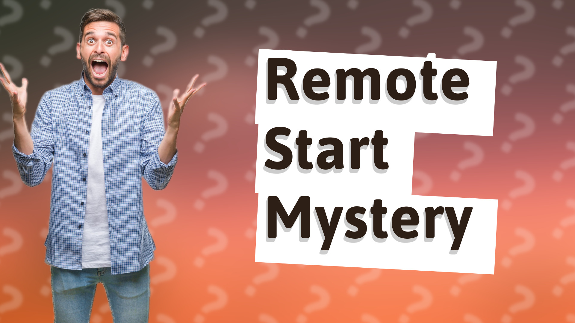 Remote Start Mystery