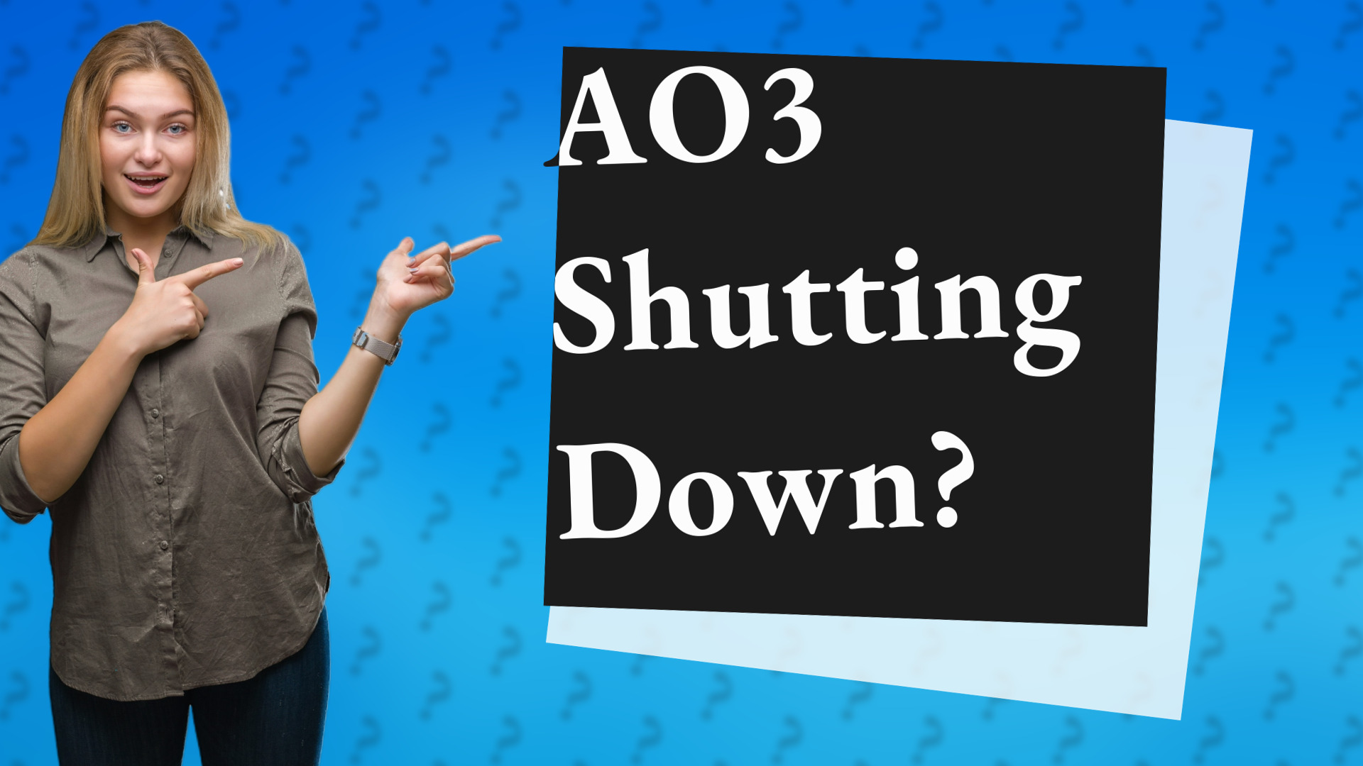 AO3 Shutting Down?