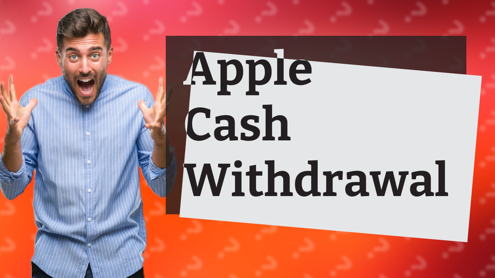 Apple Cash Withdrawal